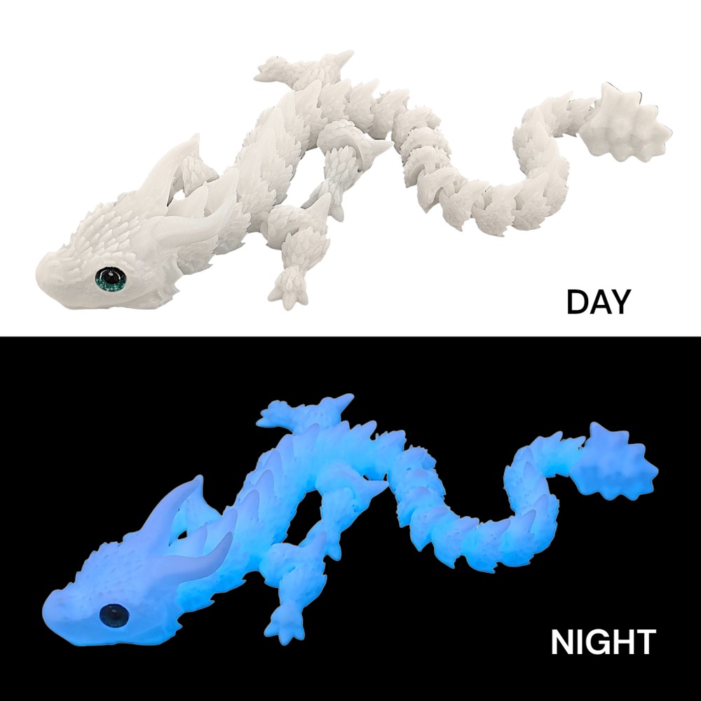 3D Printing Dragon - Simulated Eye 3D Printed Dragon All-in-one