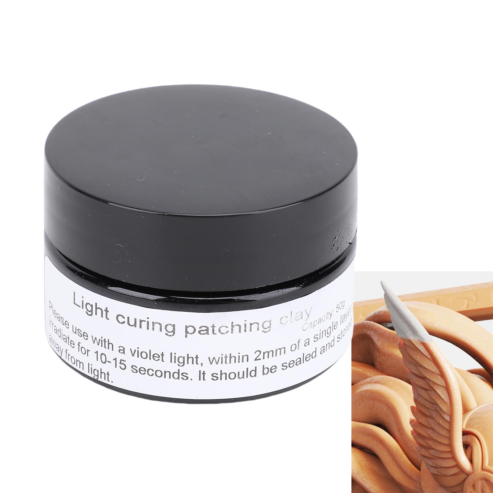 3D Printing Clay - Ultra Violet Curing Putty 50g Multipurpose