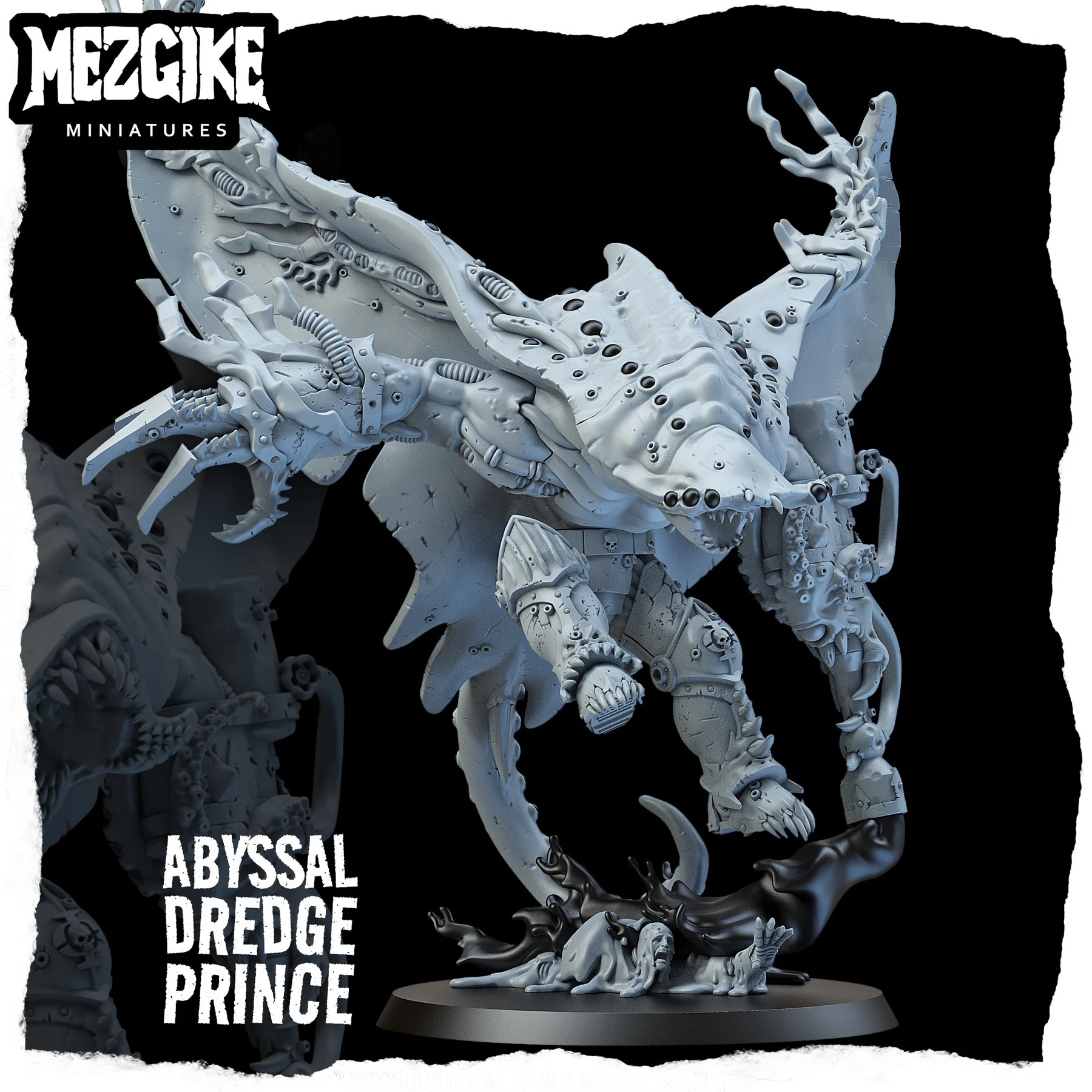 3D Printing Character - Abyssal dredge prince, Plague Figure, Space