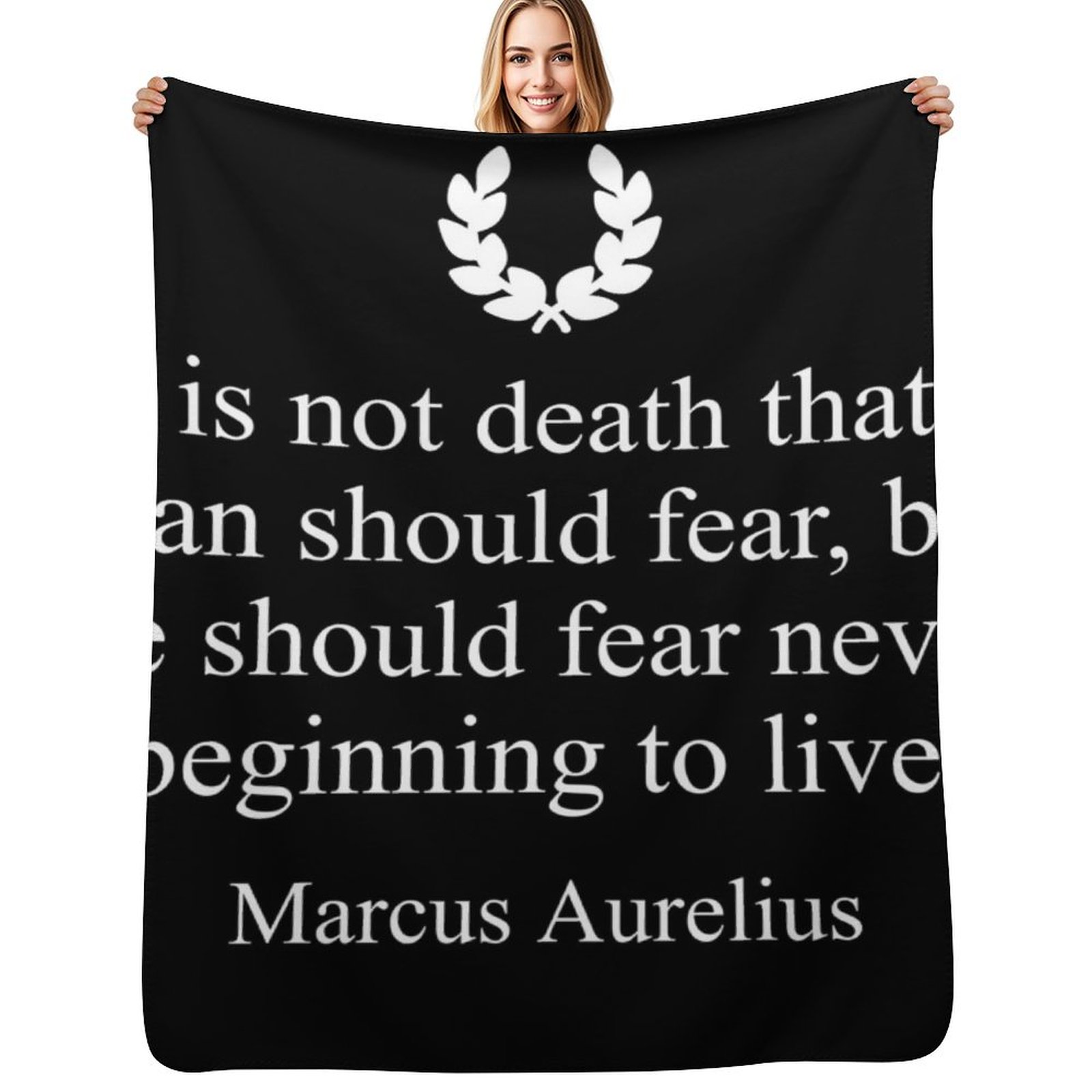 3D Printing Quote - Stoicism Quote It is not death