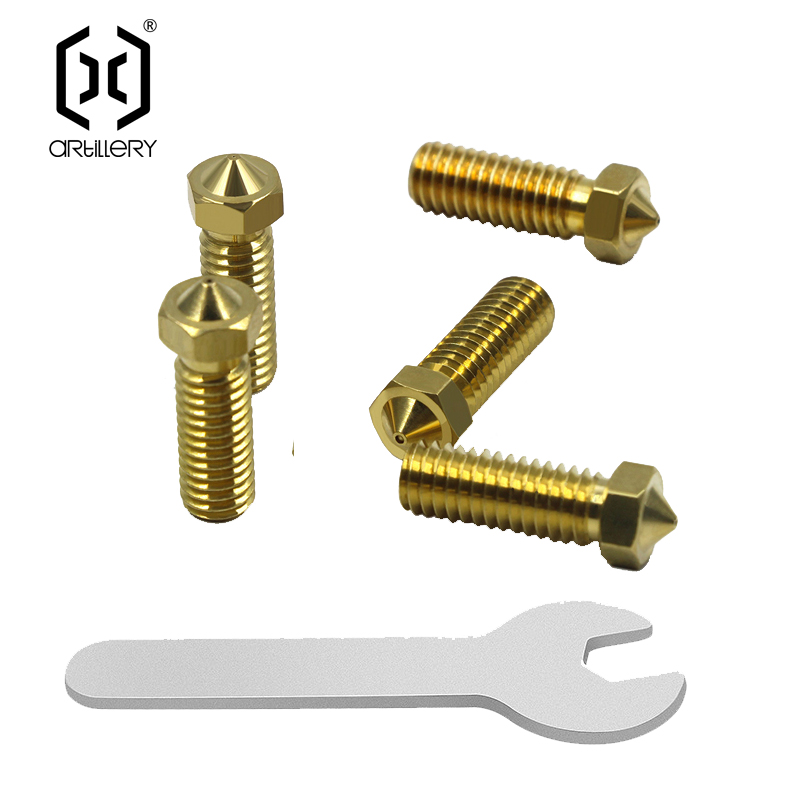 3D Printing Nozzle - E3D Brass Nozzle 0.2/0.4/0.6/0.8mm Tool Kit