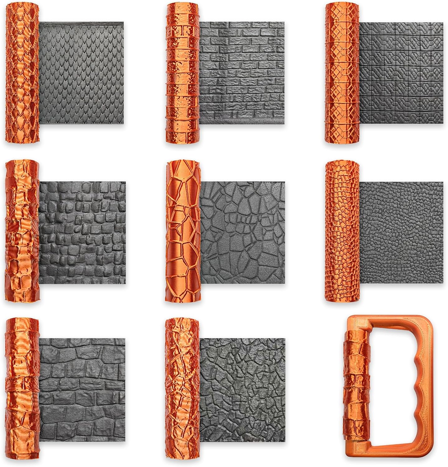 3d Printed Clay Texture Roller - 3D Printing Clay のレビューと価格