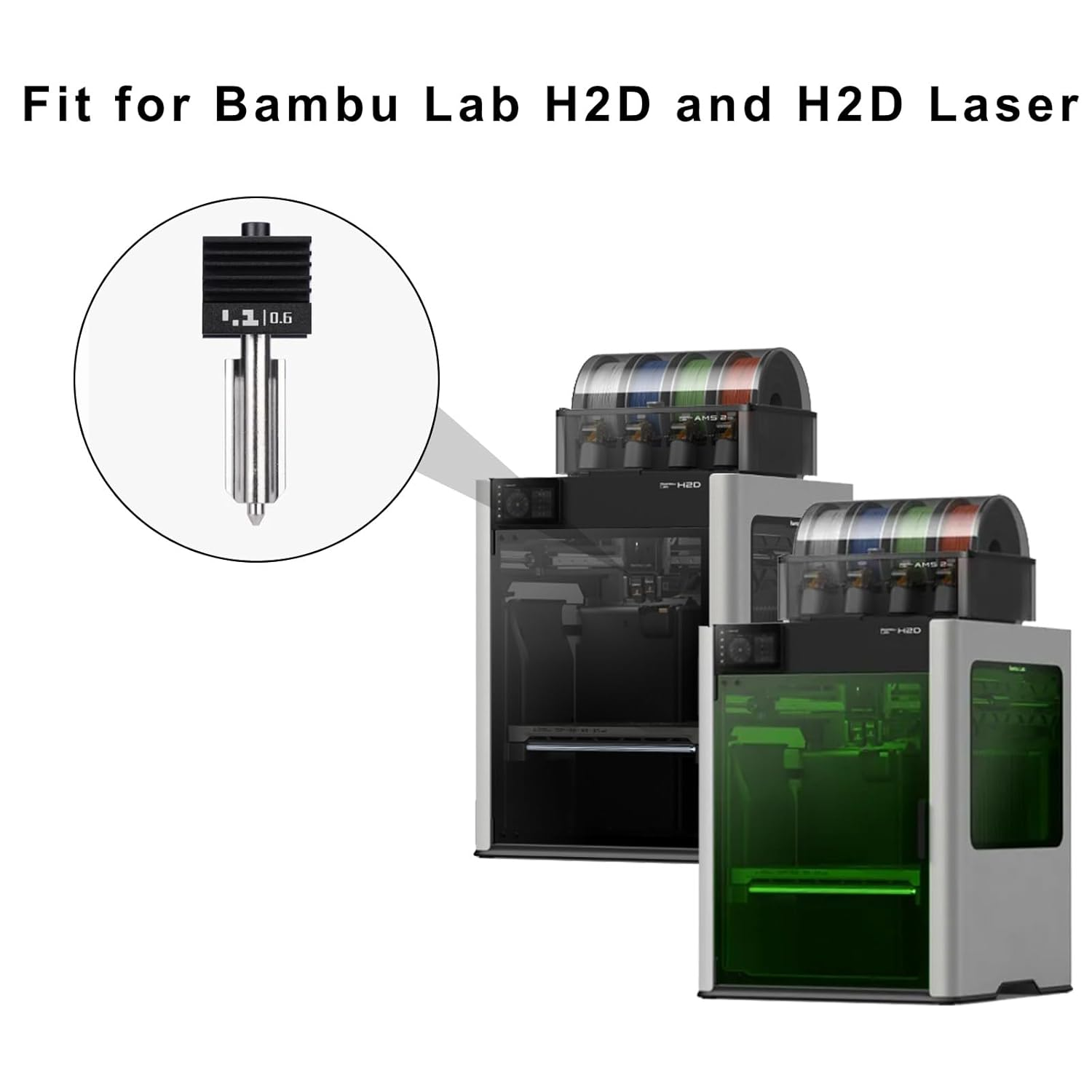 For Bambu Hotend H2D Nozzle fo - 3D Printing Nozzle のレビューと価格