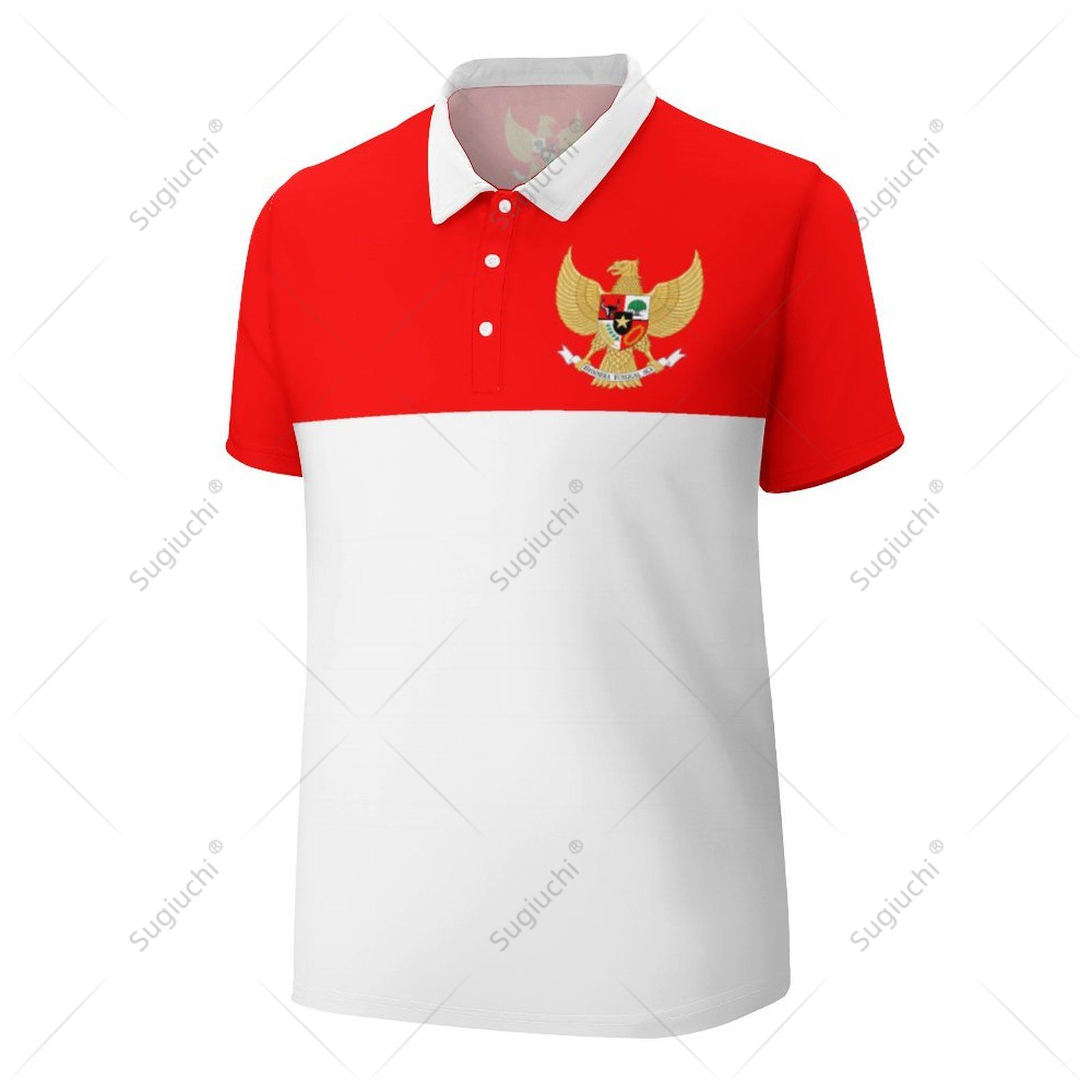 Unisex Polo Shirt Indonesia Fl - 3D Printing Indonesia のレビューと価格