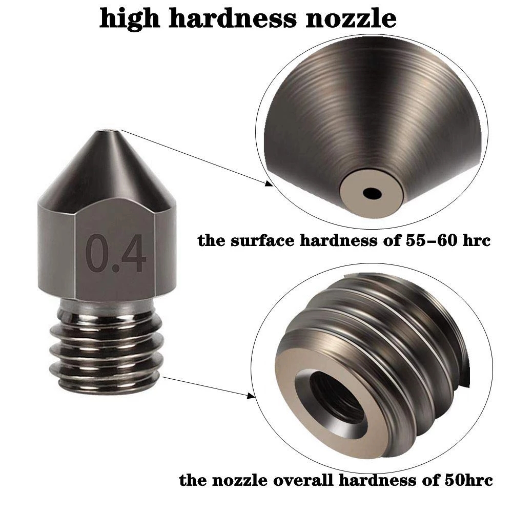 Super Hardened Steel Nozzle MK - 3D Printing Nozzle のレビューと価格