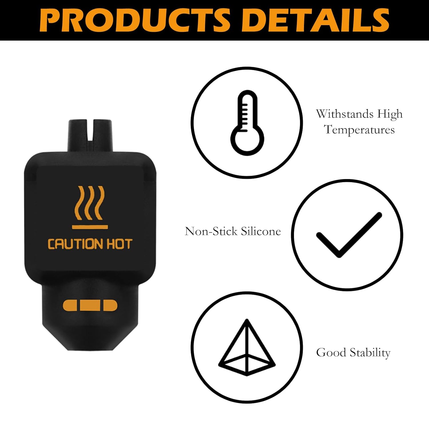 10Pcs Black Silicone Sock for  - 3D Printing Nozzle のレビューと価格
