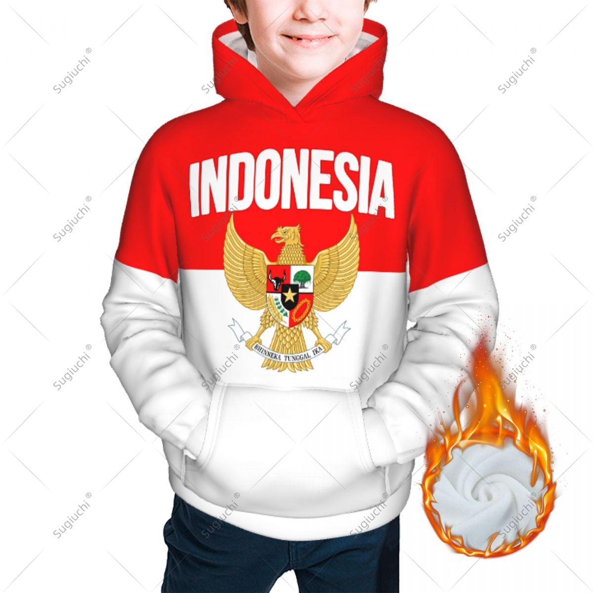 Unisex 3D Youth Hoodie Indones - 3D Printing Indonesia のレビューと価格
