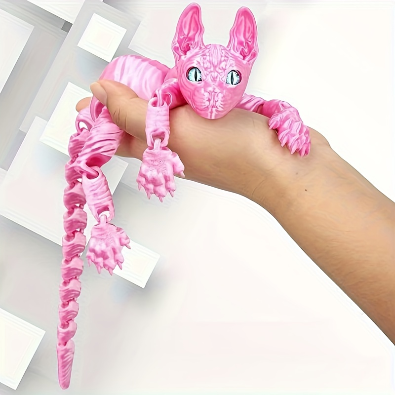1pc 3D Printed Sphynx Cat Figu - 3D Printing Car のレビューと価格
