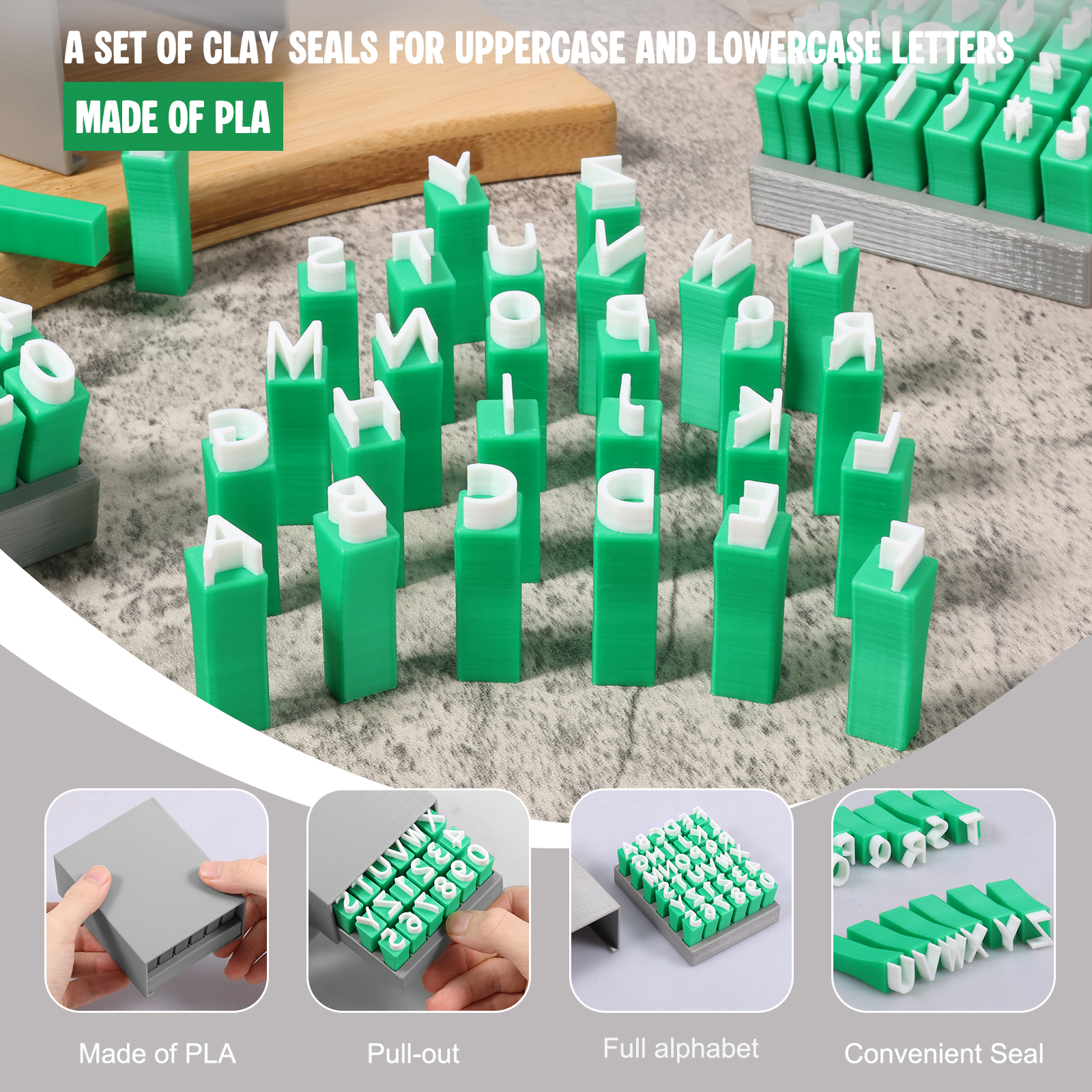 2Pcs PLA Plastic Uppercase Low - 3D Printing Clay のレビューと価格