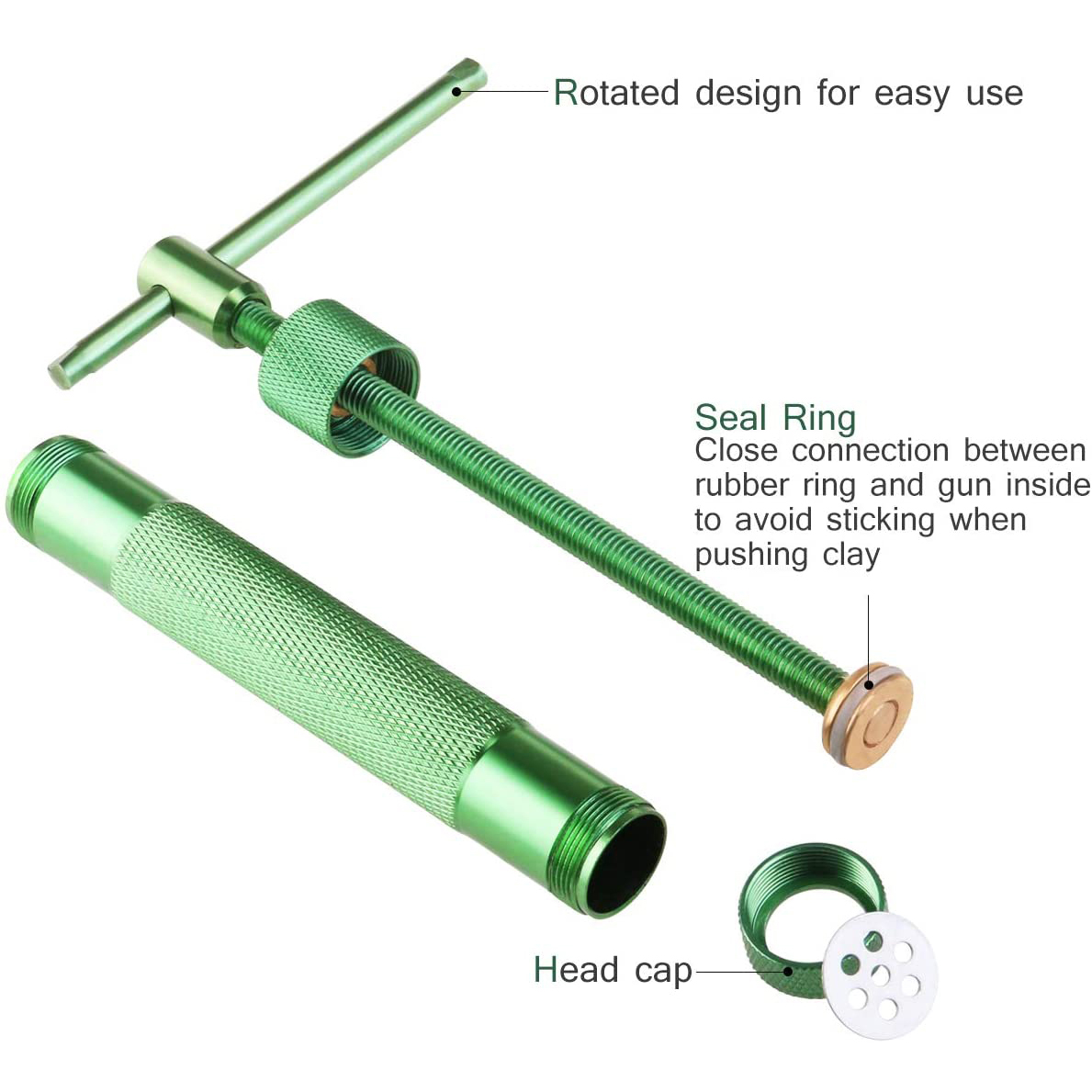 Clay Gun Extruder with 20 Uniq - 3D Printing Clay のレビューと価格