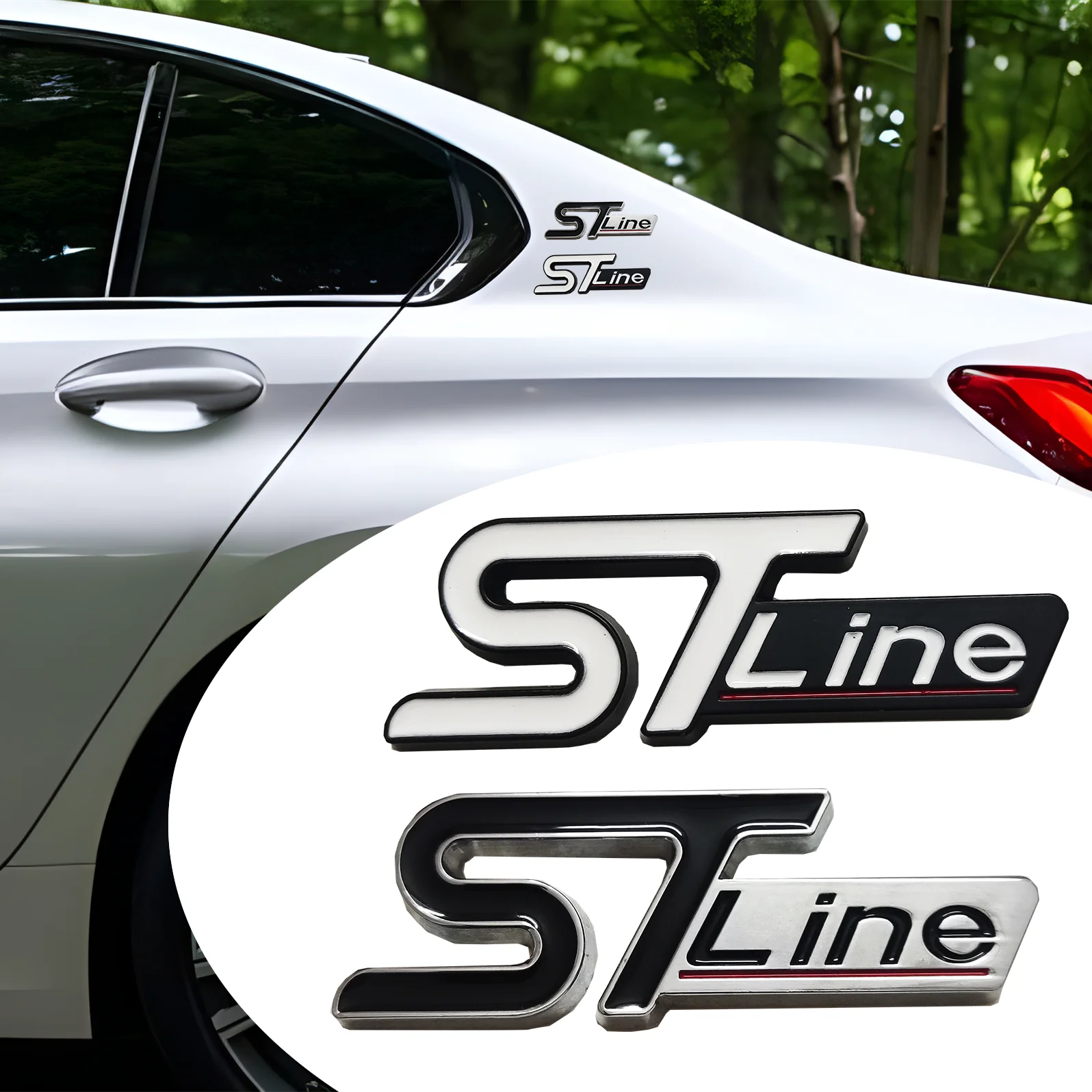 ST-Line Metal 3D Sticker Styli - 3D Printing Car のレビューと価格
