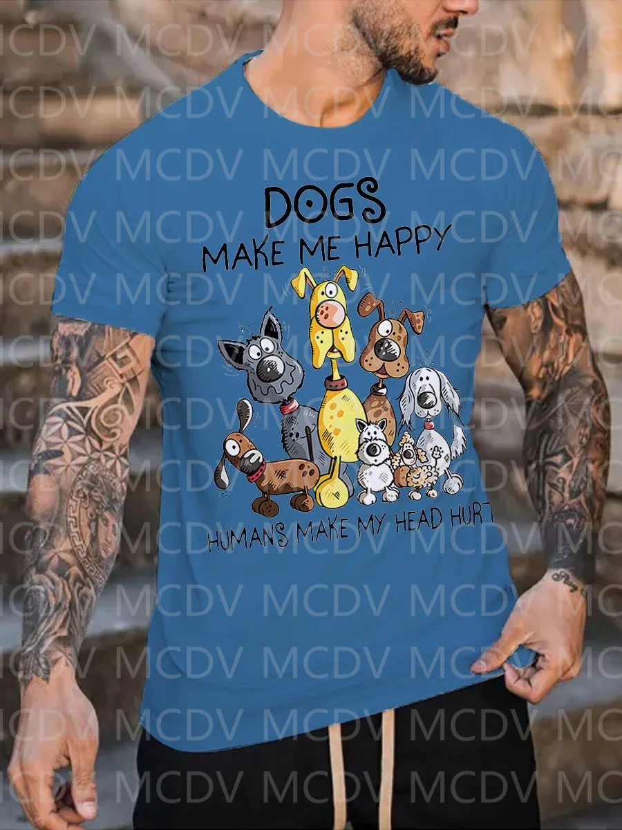 Summer Men's Love Dog Make Me  - 3D Printing Maket のレビューと価格