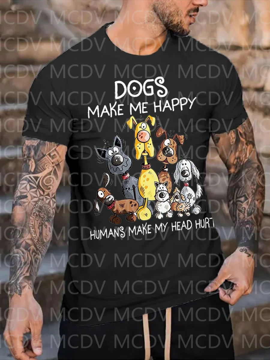 Summer Men's Love Dog Make Me  - 3D Printing Maket のレビューと価格