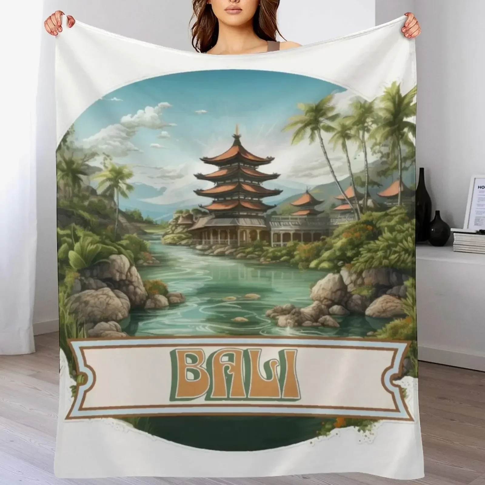 Bali Indonesia Throw Blanket P - 3D Printing Indonesia のレビューと価格