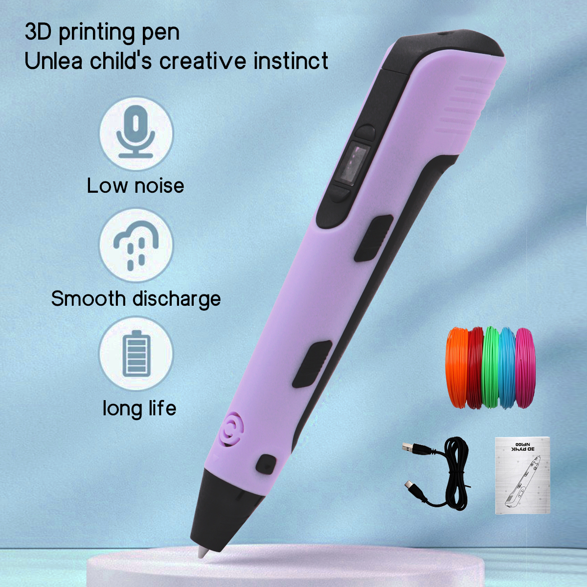Upgraded 3D Printing Pen 9 Met - 3D Printing Filament のレビューと価格