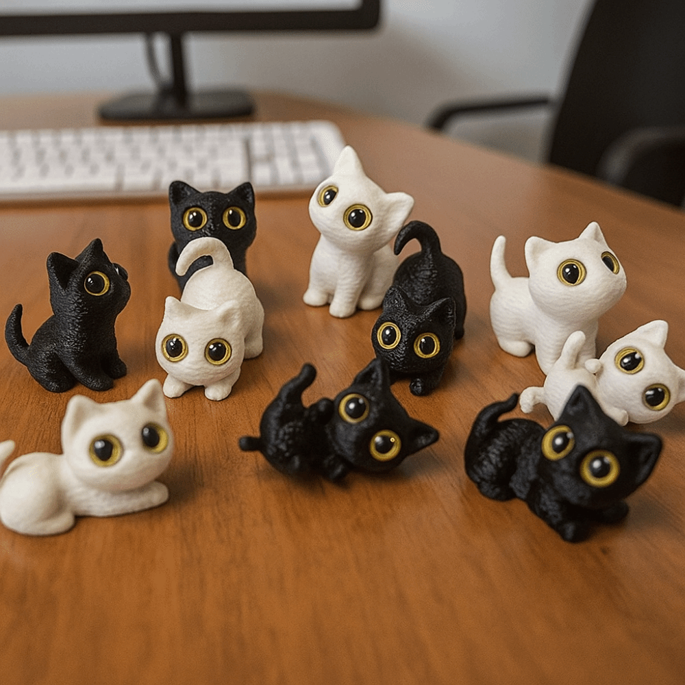 PLA Halloween Cat Anime Figure - 3D Printing Character のレビューと価格