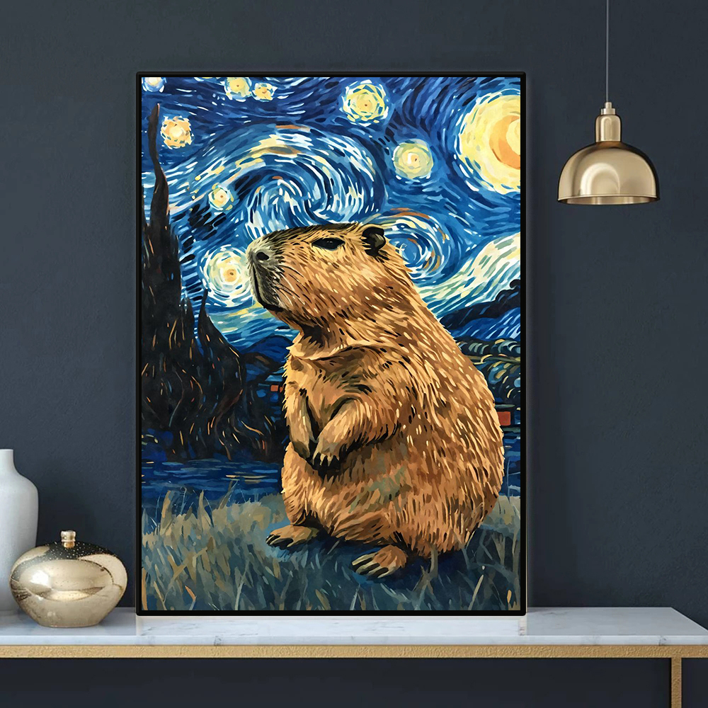 Starry Night Cute Animals Post - 3D Printing Dragon のレビューと価格