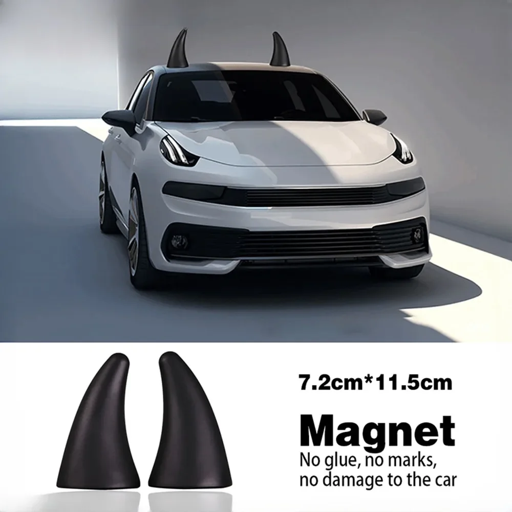 1/2PCS 3D Devil Horn Car Roof  - 3D Printing Car のレビューと価格
