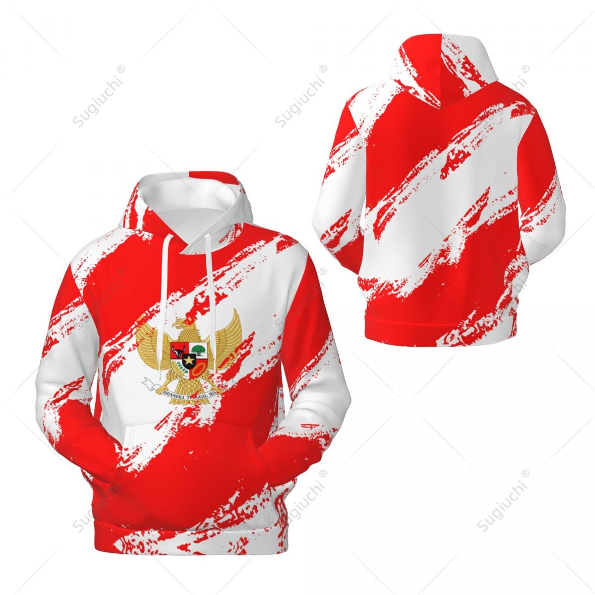Unisex Indonesia Flag Color Ho - 3D Printing Indonesia のレビューと価格