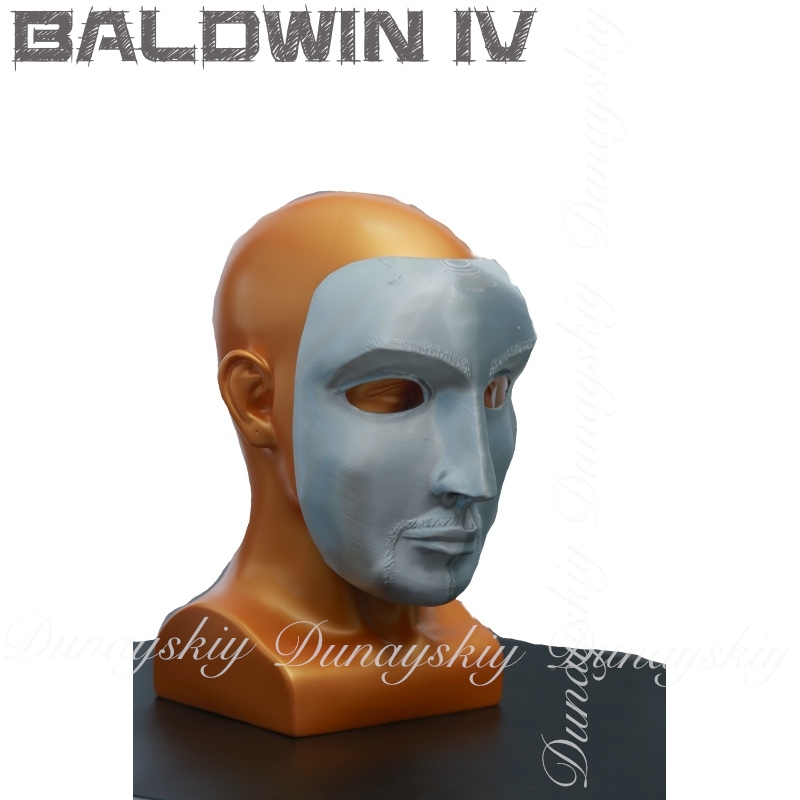Halloween Baldwin IV Mask Cosp - 3D Printing Character のレビューと価格