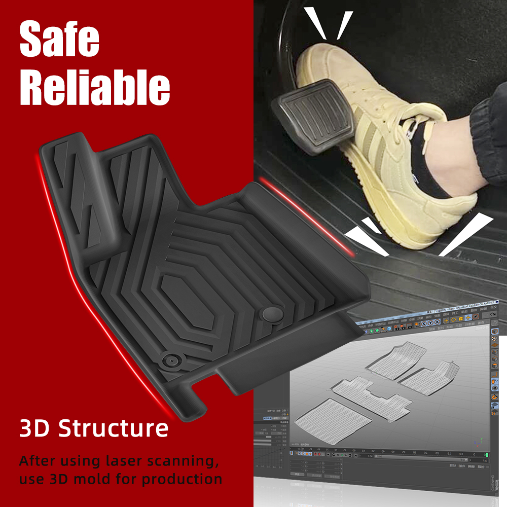 3D TPE Car Floor Mat for Nissa - 3D Printing Car のレビューと価格