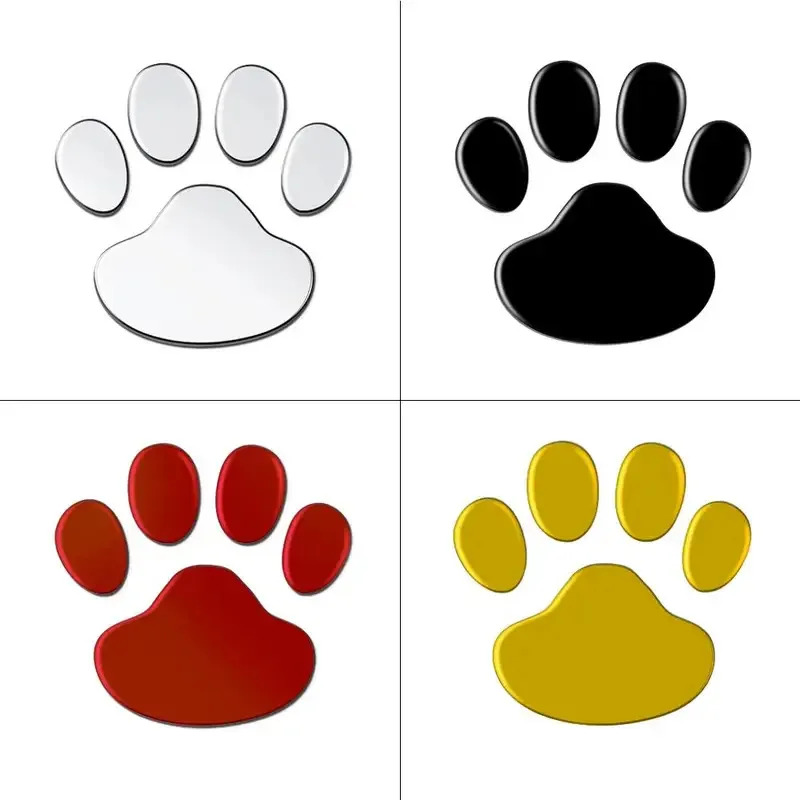 1/4Pairs 3D Stickers Paw Anima - 3D Printing Quote のレビューと価格