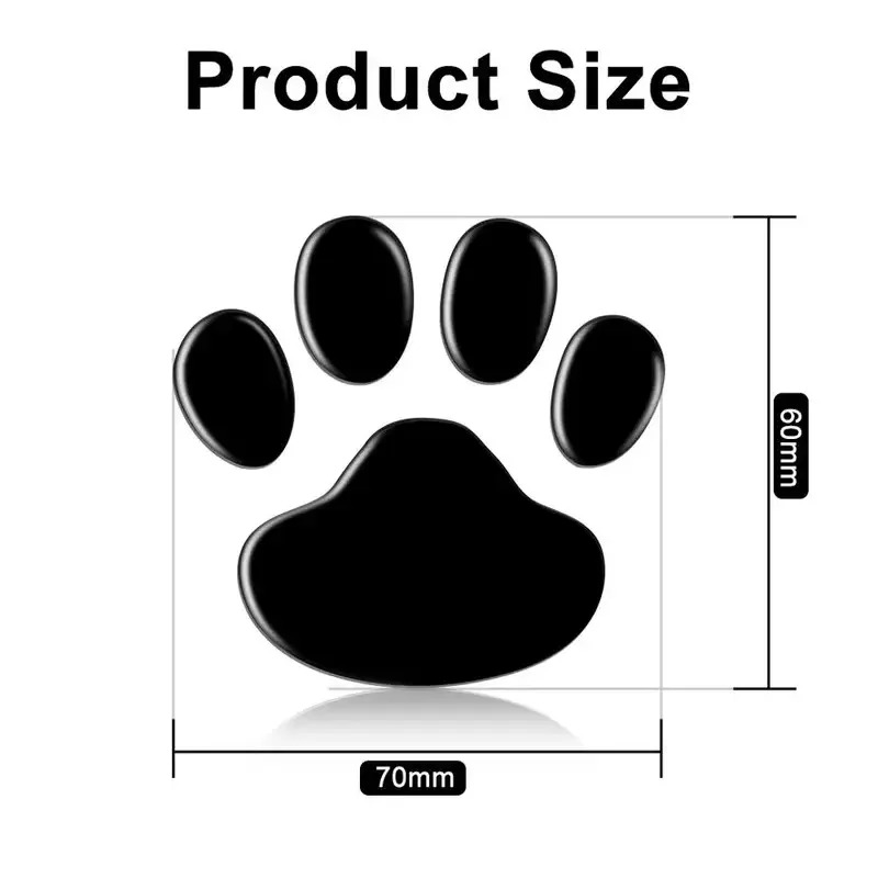 1/4Pairs 3D Stickers Paw Anima - 3D Printing Quote のレビューと価格