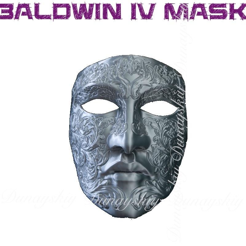 Halloween Baldwin IV Mask Cosp - 3D Printing Character のレビューと価格