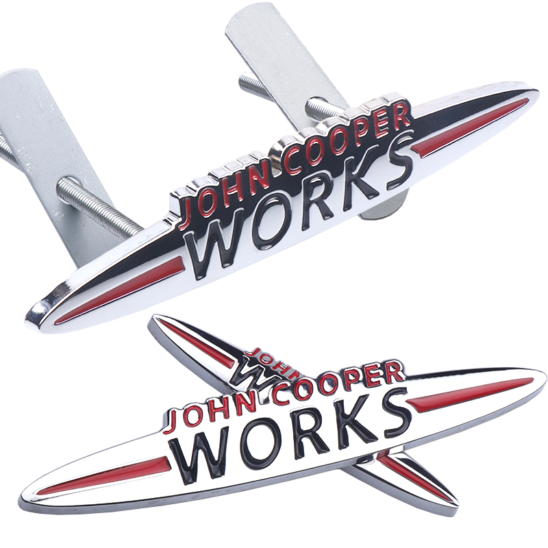 1pc 3D Metal Badge JOHN COOPER - 3D Printing Car のレビューと価格